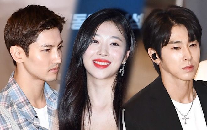 Changmin - Yunho (DBSK) thất thần tại sân bay sau tin Sulli qua đời
