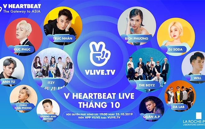 Những 'quái vật' đổ bộ V HEARTBEAT LIVE tháng 10: Sân khấu rực cháy với loạt ca khúc comeback