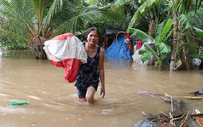 Triều cường có thể đạt đỉnh gần 2m ở Cần Thơ