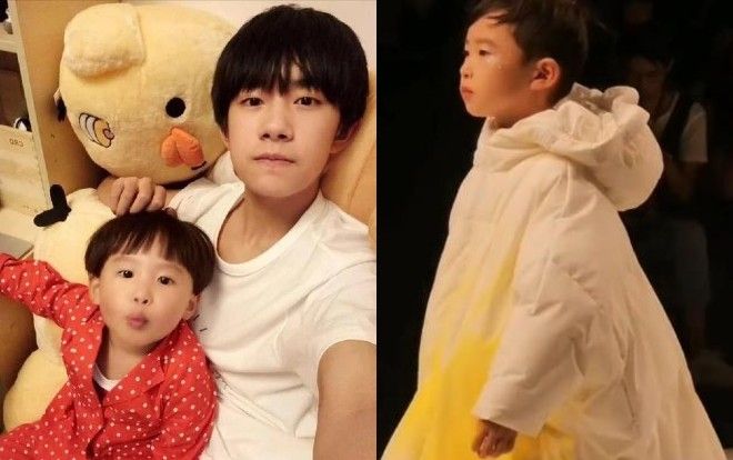 Em trai của Dịch Dương Thiên Tỉ đóng phim thiếu nhi rồi đi catwalk, dân mạng: ‘Anh truyền em nối’