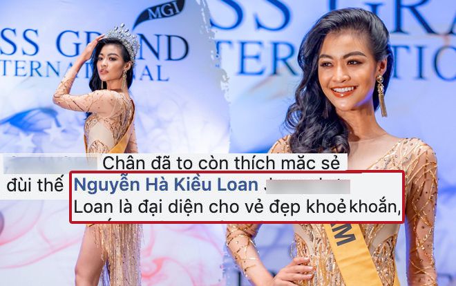 Kiều Loan thẳng thắn đáp trả trước bình luận chê bai chân to của anti-fan Việt tại Miss Grand Int'