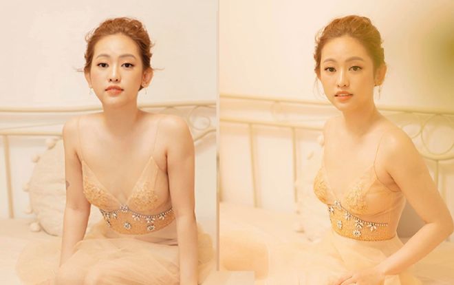 Hotgirl Thúy Vi khiến cộng đồng mạng bất ngờ khi chia sẻ 'tháo túi ngực' để trông… 'nghệ thuật' hơn