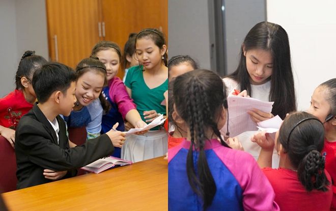 Fan nhí vây chật kín, háo hức xin chữ ký Linh Đan, Đức Khôi và dàn thí sinh 'The Voice Kids 2019'