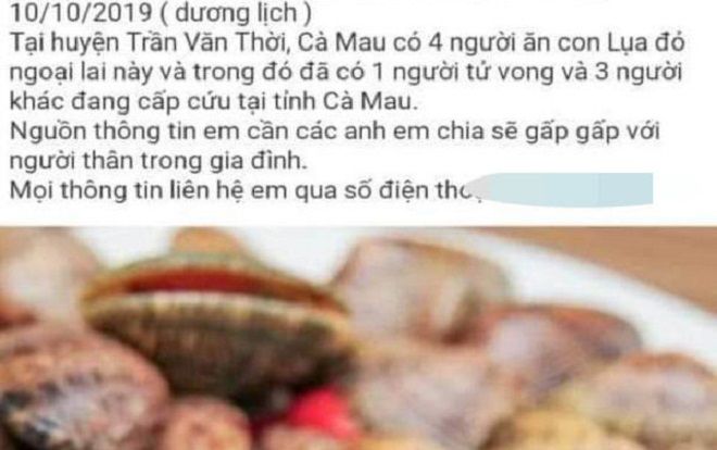 9X bị phạt 10 triệu đồng vì tung tin ăn sò lụa đỏ chết người lên Facebook