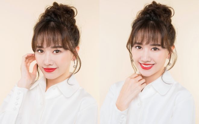 Học lỏm bí quyết chọn màu son tôn da gợi cảm cho ngày 20/10 của Hari Won