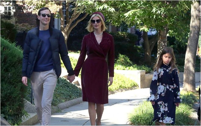 Ivanka Trump dạo phố cùng chồng con mà mặc đẹp như đi tiệc thời trang