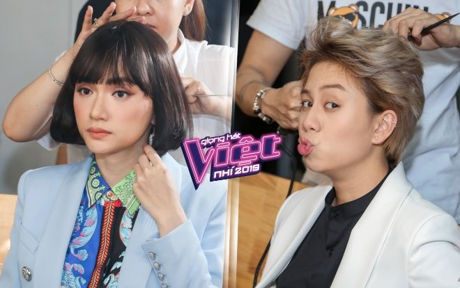 Trước giờ G: Hương Giang hóa 'búp bê' tóc ngắn, Bảo Hân 'debut' làm ca sĩ tại sân khấu The Voice Kids