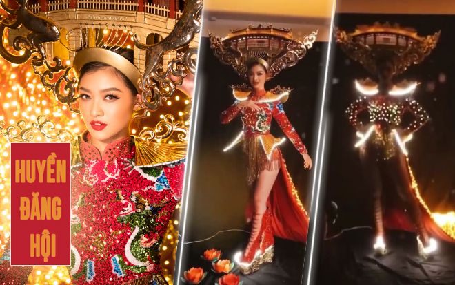 Kiều Loan - Mỹ nhân Việt đầu tiên mang quốc phục phát sáng thi quốc tế: Quyết giật giải Miss Grand!