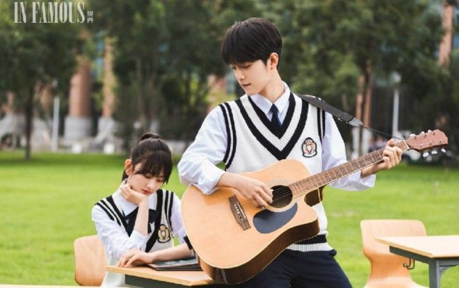 Tiêu Chiến, Tống Tổ Nhi xinh đẹp trong bộ ảnh thanh xuân vườn trường