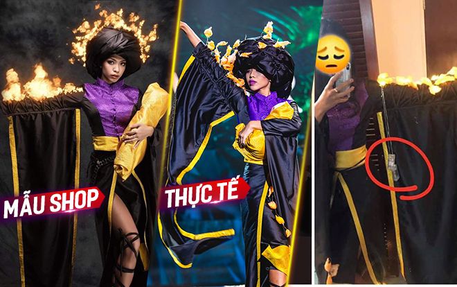 National Costume thảm hoạ nhất của MGI 2019: Ảnh studio 'lồng lộn', thực tế thê lương như mua hàng online