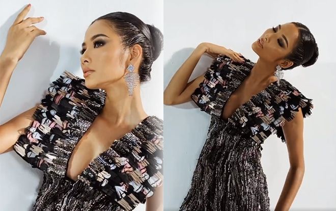 Hoàng Thùy thần thái sắc sảo, thời trang 'chất chơi', quyết tâm nổi bật nhất Miss Universe 2019?