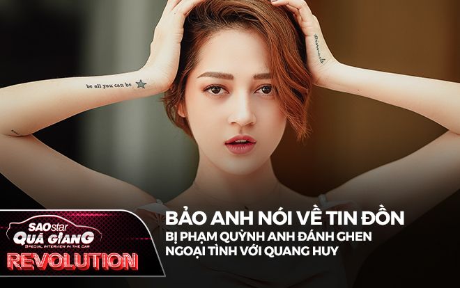 Bảo Anh lần đầu chia sẻ trực tiếp về tin đồn bị Phạm Quỳnh Anh đánh ghen, ngoại tình với Quang Huy
