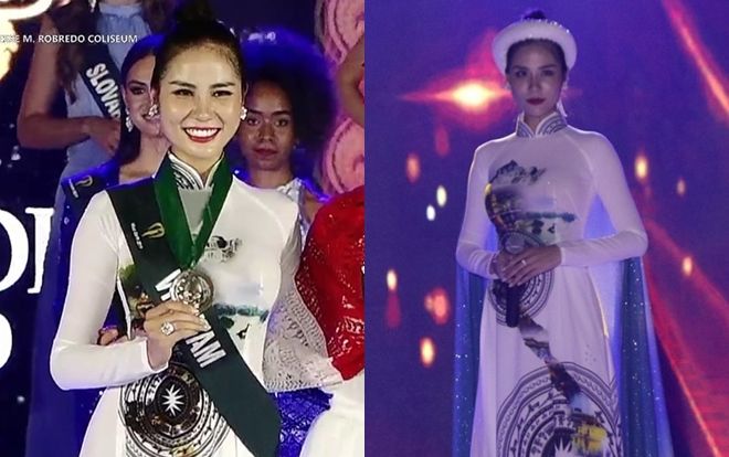 Trắng tay tại phần thi tài năng, Hoàng Hạnh rạng rỡ giành giải Hoa hậu thân thiện Miss Earth 2019