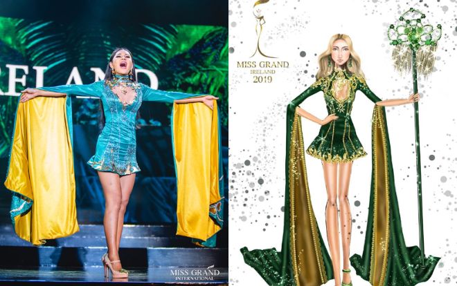 Ngoài Kiều Loan còn có bộ trang phục dân tộc thứ 2 'made in Vietnam', song bị chê thảm họa nhất Miss Grand International 2019