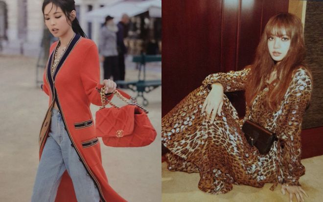 Jennie và Lisa Black Pink 'dát' đầy đồ hiệu, thả dáng chuyên nghiệp trên tạp chí