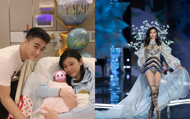 Thiên thần Victoria's Secret Ming Xi hạ sanh quý tử cho con trai tỷ phú sòng bạc Macau