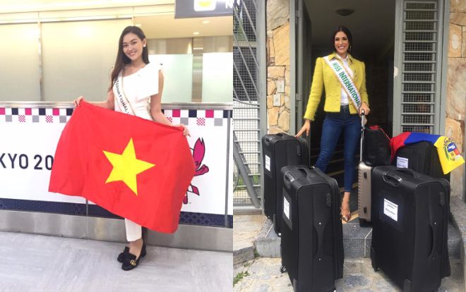 Vừa đến Nhật Bản, Tường San đã thay liền món đồ này sung sức toả sáng cùng dàn đối thủ Miss International