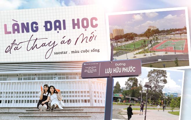 Làng Đại học nay đã 'khoác áo mới'