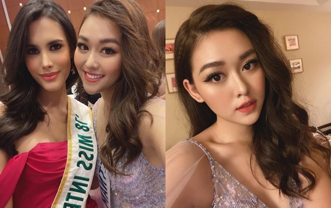 Tường San hóa công chúa 'gây thương nhớ' đọ sắc cùng Miss International 2018 - Mariem Velazco