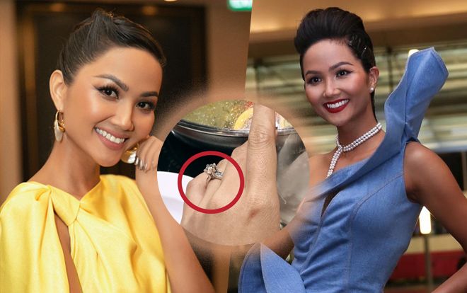 Khoe nhẫn kim cương, hoa hậu H'Hen Niê khiến fan 'nhốn nháo' đoán sắp đám cưới