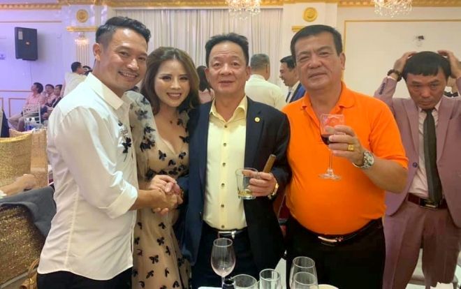 Quang Hải, Bùi Tiến Dũng lịch lãm mừng sinh nhật bầu Hiển