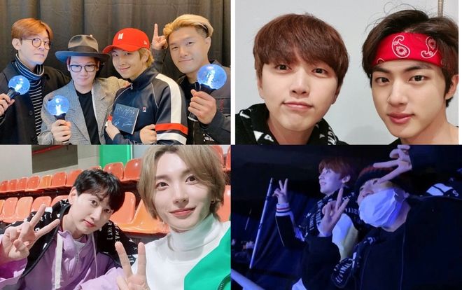 Điểm danh loạt nghệ sĩ Hàn âm thầm đi xem buổi diễn Speak Yourself của BTS