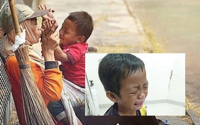 Tiếng khóc xé lòng của cậu bé mất mẹ sau tai nạn