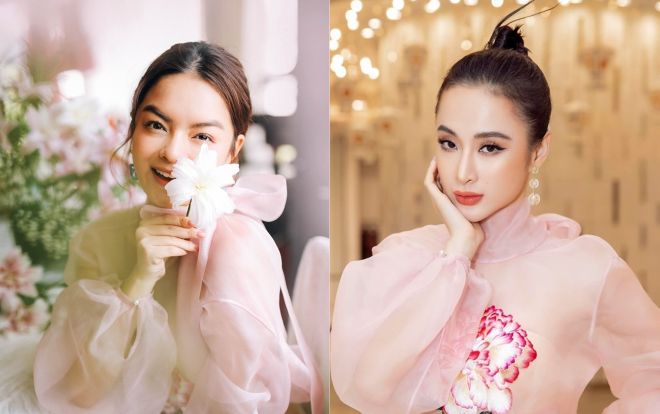 Angela Phương Trinh, Phạm Quỳnh Anh khiến fan mê đắm khi cùng đụng chiếc áo trong veo