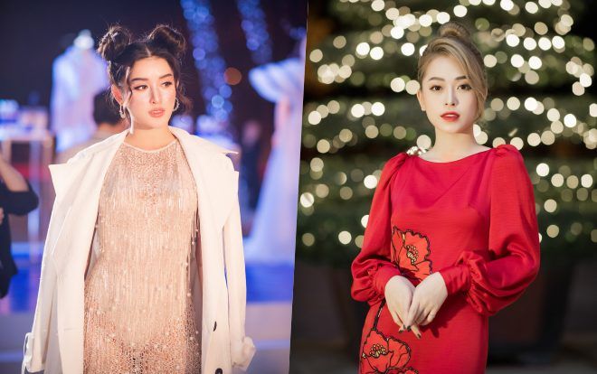 Chị em á hậu đọ sắc trên thảm đỏ: Huyền My kiều diễm, Phương Nga khéo khoe lưng quyến rũ