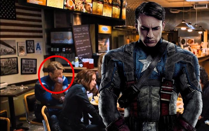 Giải mã bí ẩn việc Captain America không ăn gì trong cảnh shawarma của 'The Avengers'