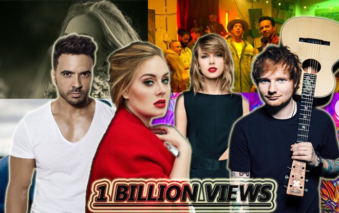 Những MV cán mốc 1 tỷ lượt view nhanh nhất mọi thời đại trên Youtube