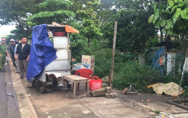 Người phụ nữ chết cháy cạnh tủ bán bánh mì ở Gia Lai
