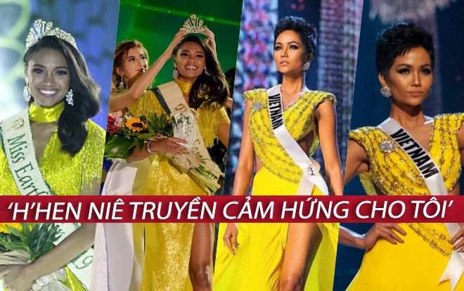 Miss Earth Air 2019 thừa nhận được truyền cảm hứng từ H'Hen Niê cùng chiếc váy vàng 'huyền thoại'