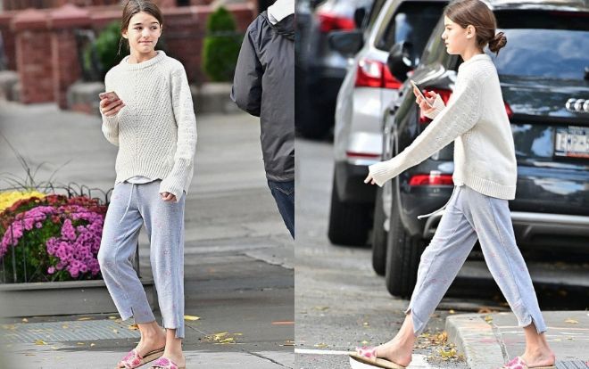 Xuất hiện phờ phạc, con gái Tom Cruise bất ngờ ăn mặc luộm thuộm, kém xinh hơn mọi khi