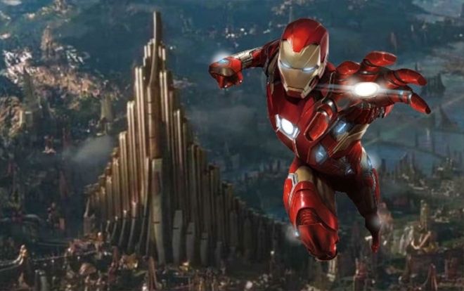 Trong kịch bản gốc, Iron Man là người đến Asgard để lấy Viên đá Không gian
