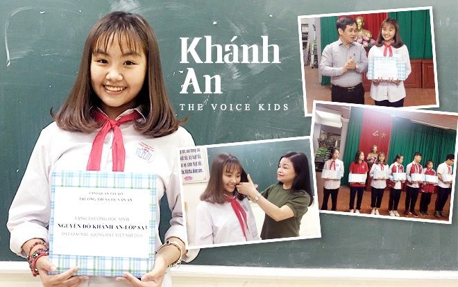 Khánh An The Voice Kids 2019: Phía sau Á quân là cô học trò giỏi giang được thầy bạn thương yêu, mến phục