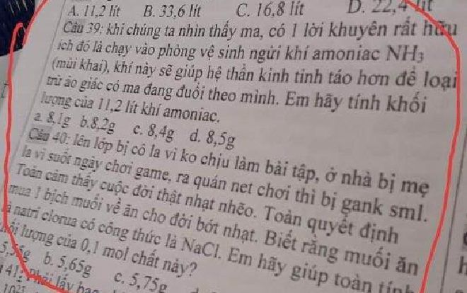 Thầy giáo dạy Hóa vui tính nhất năm, đưa lời khuyên 'trừ ma' hữu ích rồi 'bẻ lái' chốt câu hỏi khiến CĐM vô cùng thích thú
