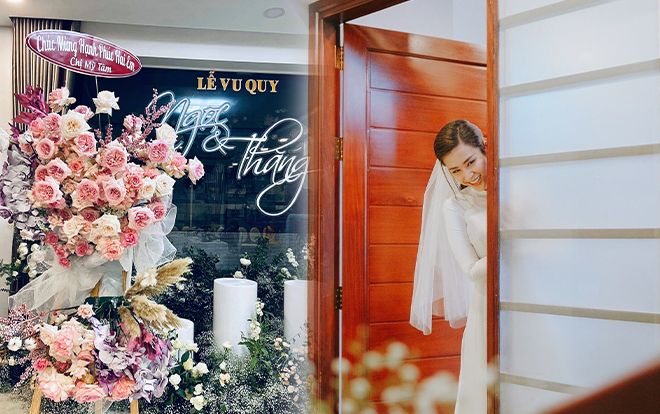 Khoảnh khắc xúc động: Mỹ Tâm gửi hoa chúc mừng  đám cưới, Đông Nhi bẽn lẽn chờ chú rể Ông Cao Thắng đến rước dâu