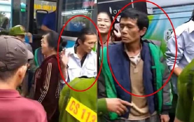 Bị người xe ôm Grab cầm dao đuổi đánh, tài xế xe buýt liền chốt cửa hỗn chiến trên xe