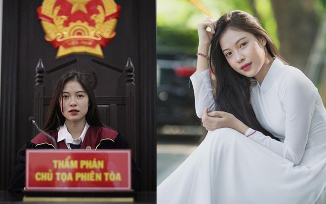 'Nữ thẩm phán' xinh đẹp từng 'gây sốt' khoe ảnh duyên dáng trong trang phục áo dài trắng