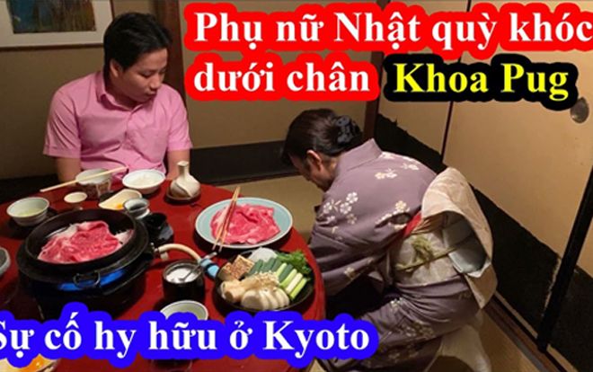 Khoa Pug gây nhiều tranh cãi khi lấy phụ nữ Nhật để 'giật tít câu view' trong vlog mới
