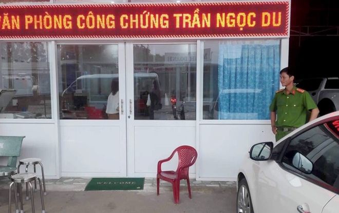 Mâu thuẫn tiền bạc, đối tượng nổ súng bắn chủ nợ trước văn phòng công chứng ở Bình Thuận