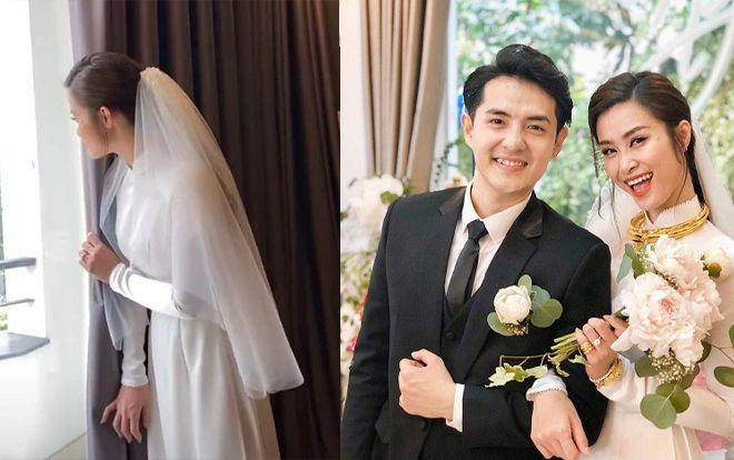 Đám cưới của Đông Nhi và Ông Cao Thắng: Hình ảnh nôn nóng chờ chồng từ xa của cô dâu khiến dân tình phấn khích
