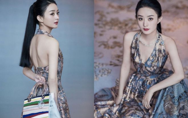 Bao lần bị chê bai vì mặc Dior như đồ chợ, Triệu Lệ Dĩnh khoe lưng trần quyến rũ khiến bao ánh mắt say đắm