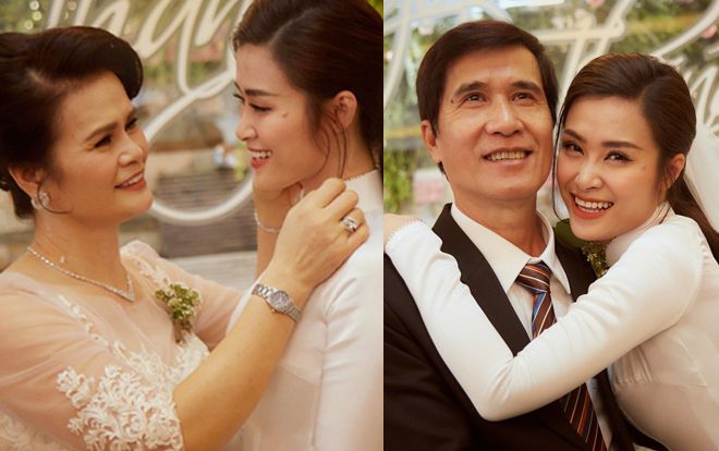 Lộ diện trong đám cưới Đông Nhi - Ông Cao Thắng, bố mẹ cô dâu chú rể được dân mạng hết lời khen ngợi và khẳng định đôi trẻ thừa hưởng 'gen đẹp' từ song thân