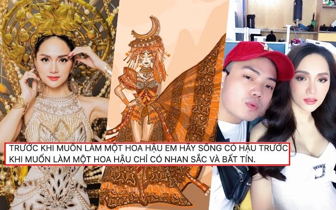 NTK quốc phục cho Hương Giang bức xúc tố một hoa hậu hủy đặt hàng National Costume, thiếu chuyên nghiệp
