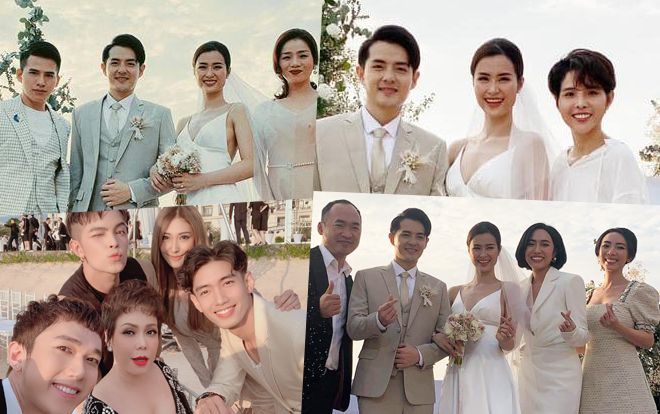 Ông Cao Thắng và Đông Nhi niềm nở tiếp đón dàn sao Việt liên tục đổ bộ tại 'đám cưới thế kỷ'