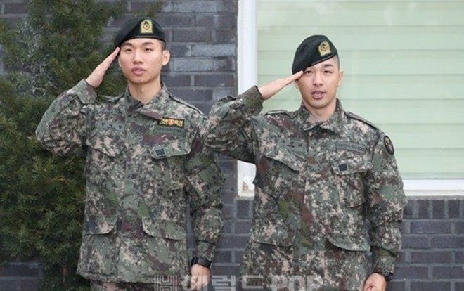 Những hình ảnh đầu tiên của Daesung và Taeyang trong ngày xuất ngũ