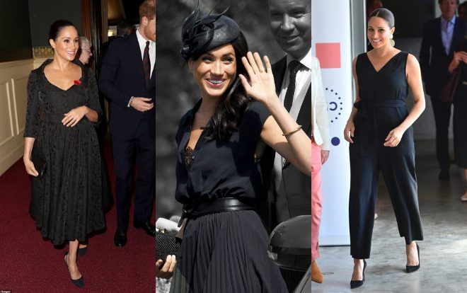 Ghi sổ 3 bí kíp mặc đồ đen toàn tập mà không gây nhàm chán của Meghan Markle