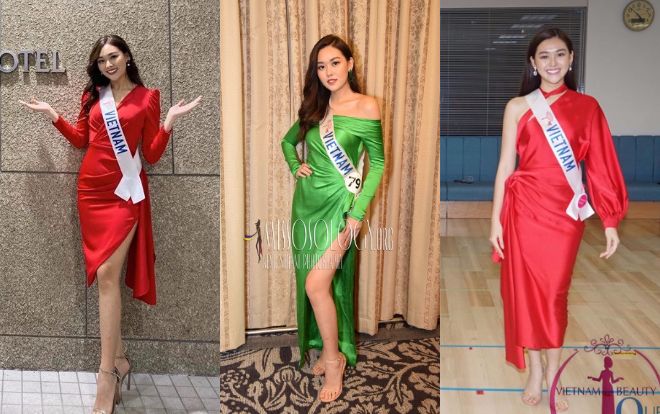 Vali toàn đồ cũ, Tường San vẫn chứng minh thực lực điềm nhiên vào top 8 Miss International 2019